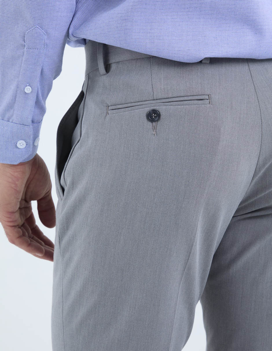 Pantalón business casual de vestir slim para hombre 5