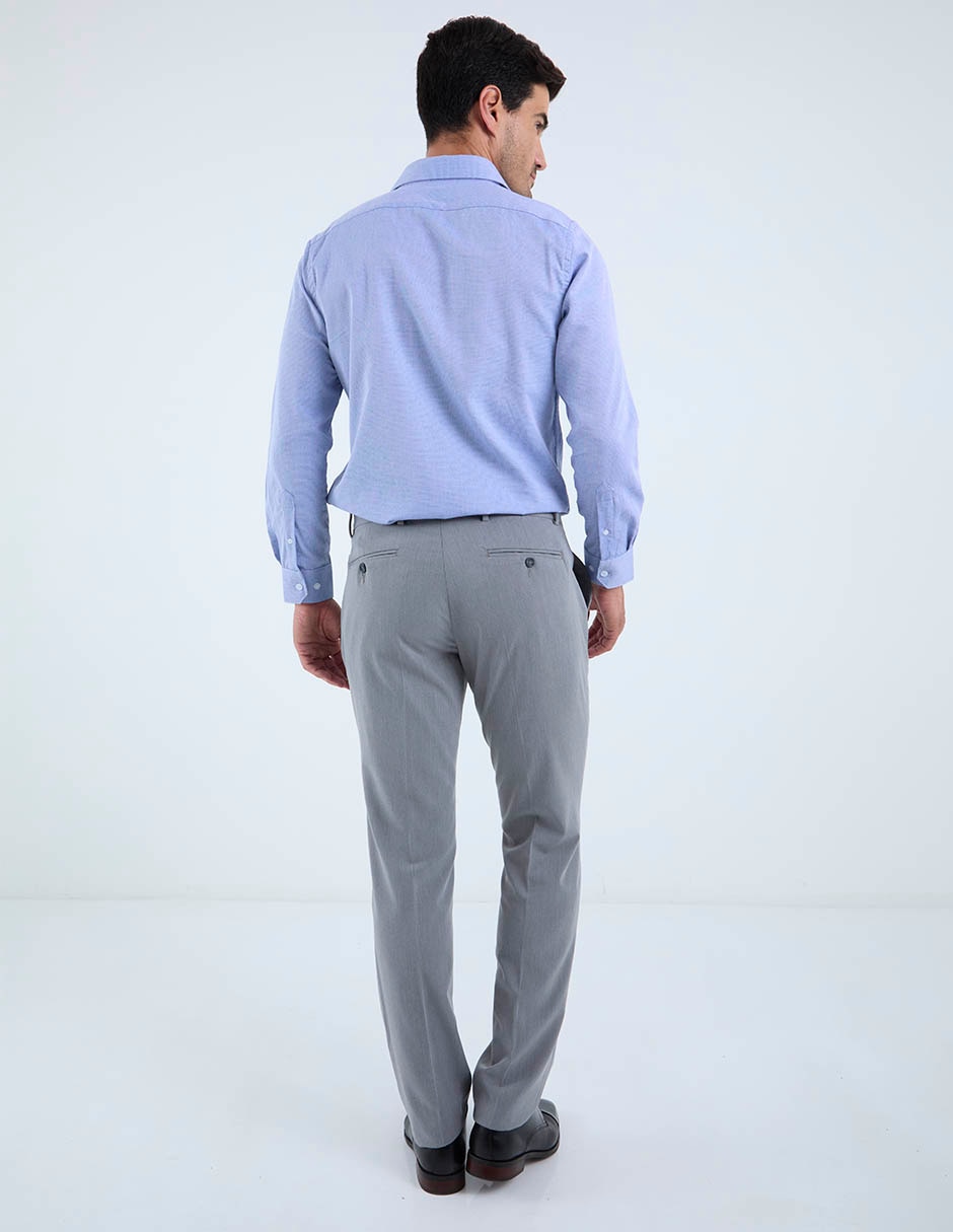 Pantalón business casual de vestir slim para hombre 6