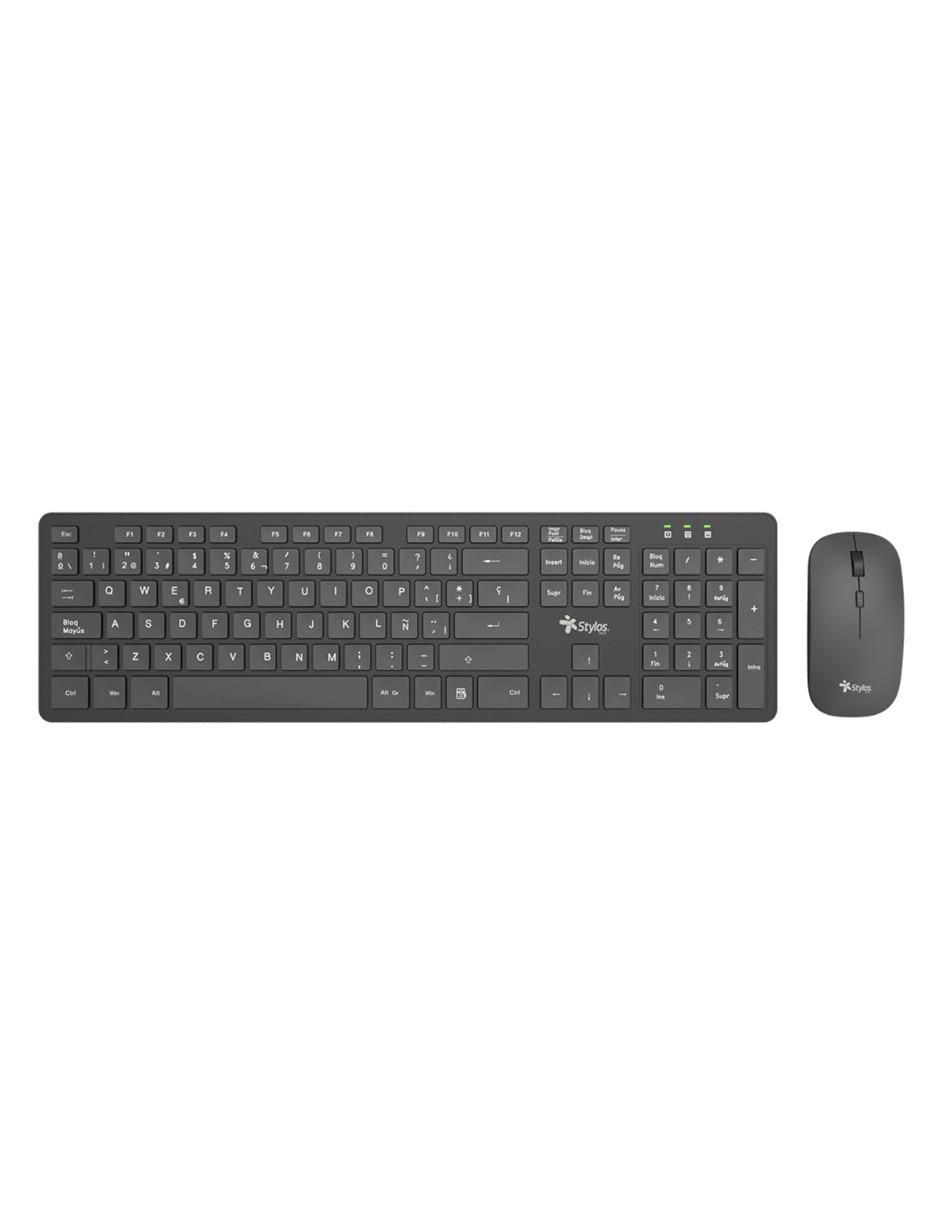 Mouse y teclado Stylos STPKTM5B