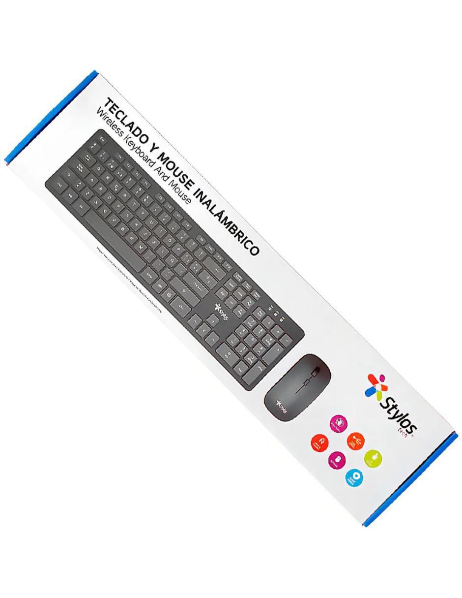 Mouse y teclado Stylos STPKTM5B