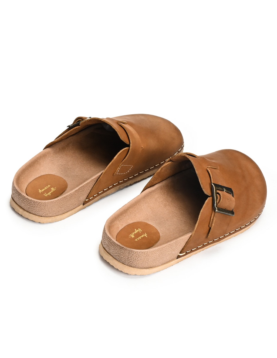 Zapato I Sueco de piel para mujer 6