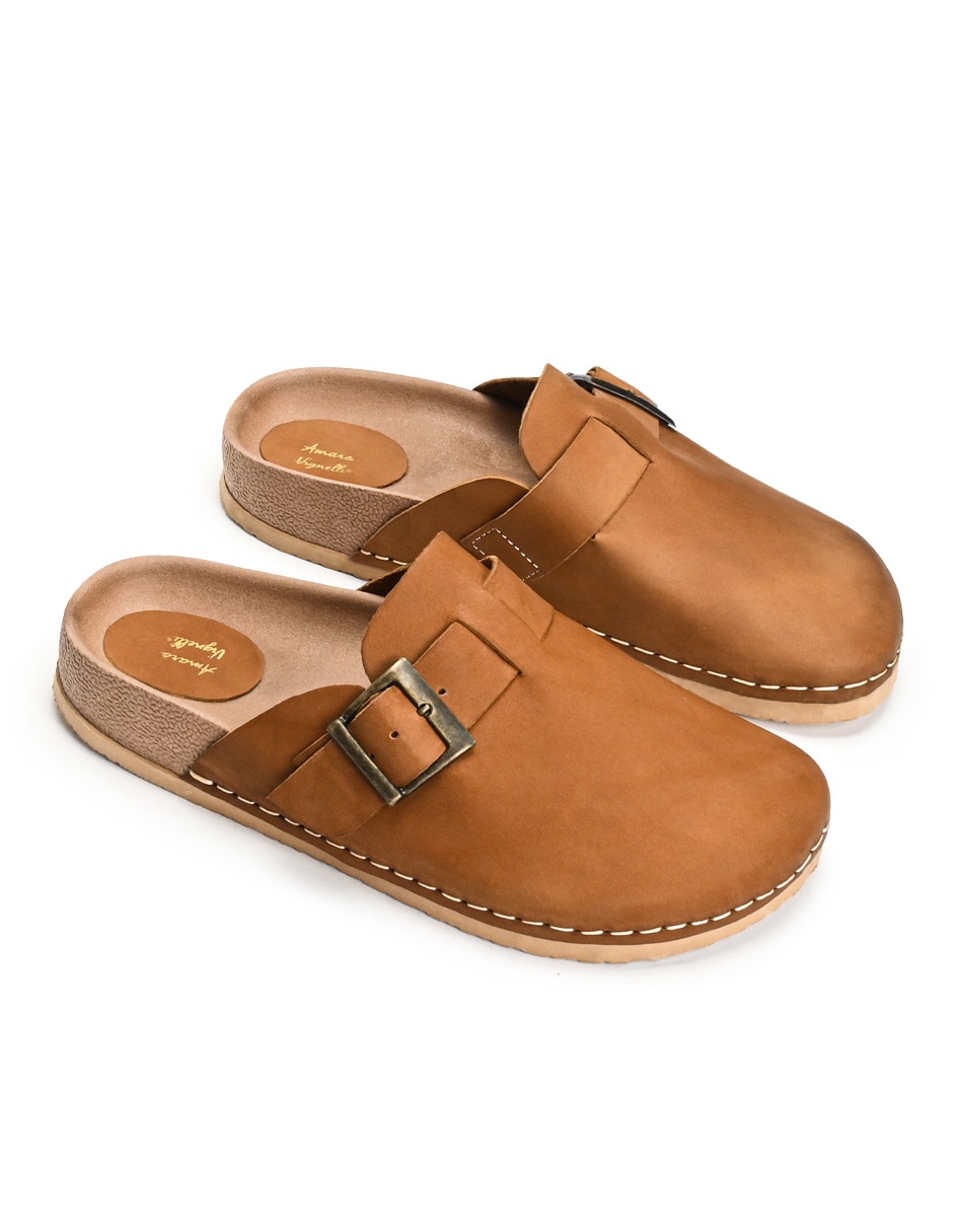 Zapato I Sueco de piel para mujer 5