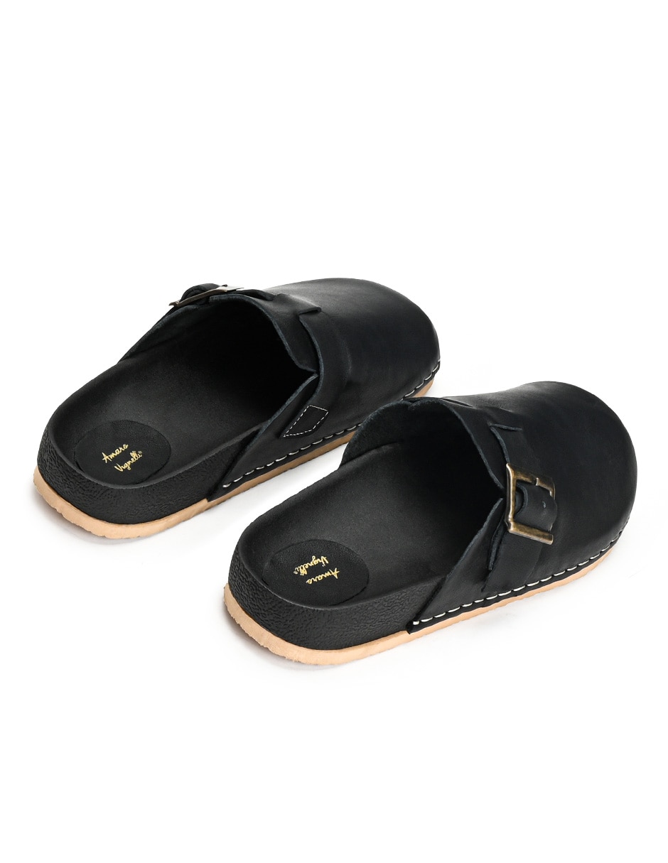 Zapato Amaro VignelliI Sueco de piel para mujer