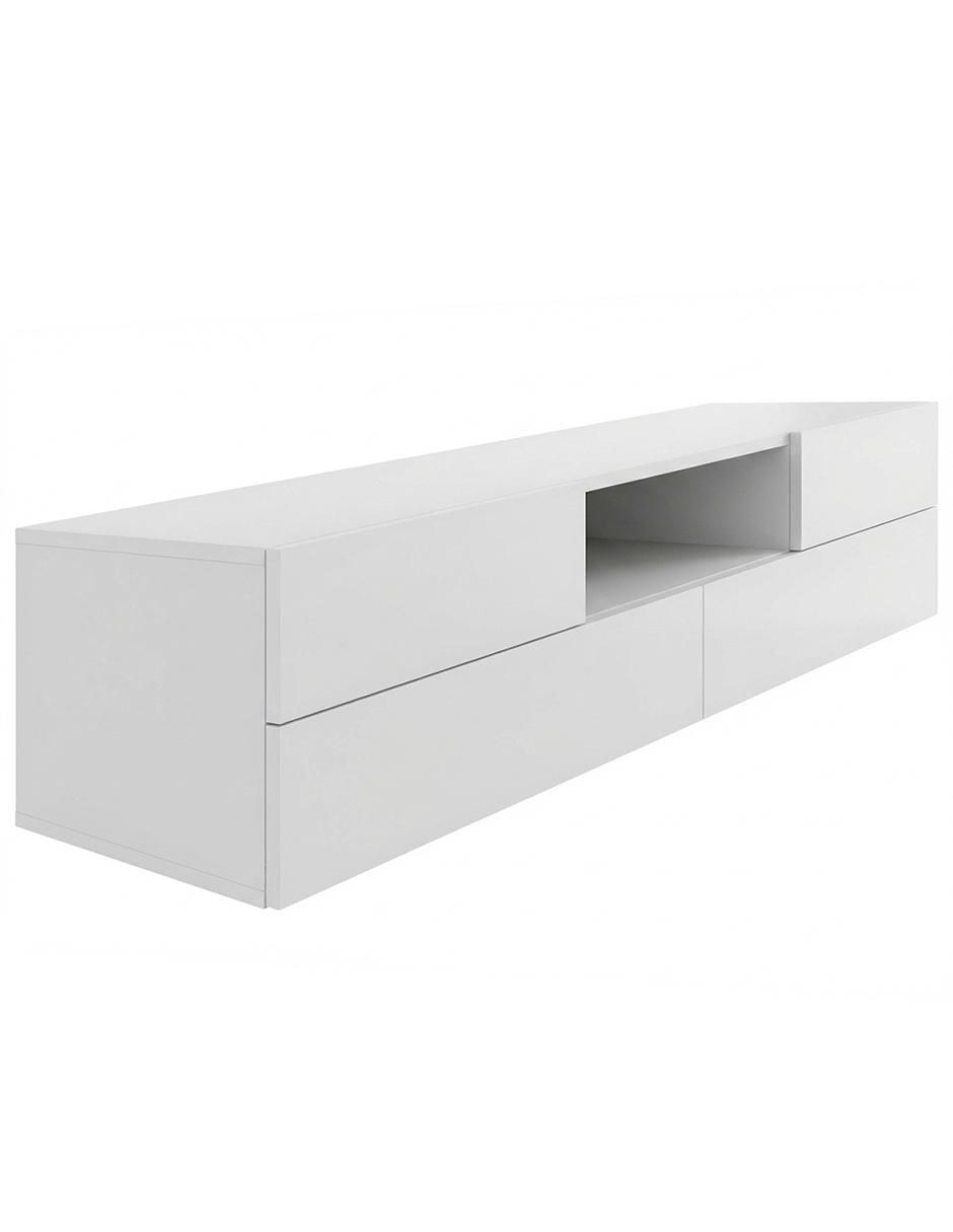 Mueble flotante para TV armable de melamina 2