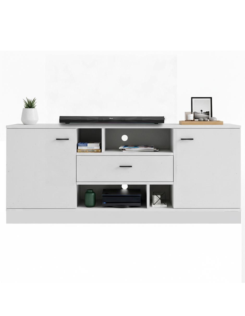 Mueble de TV armable de melamina 5