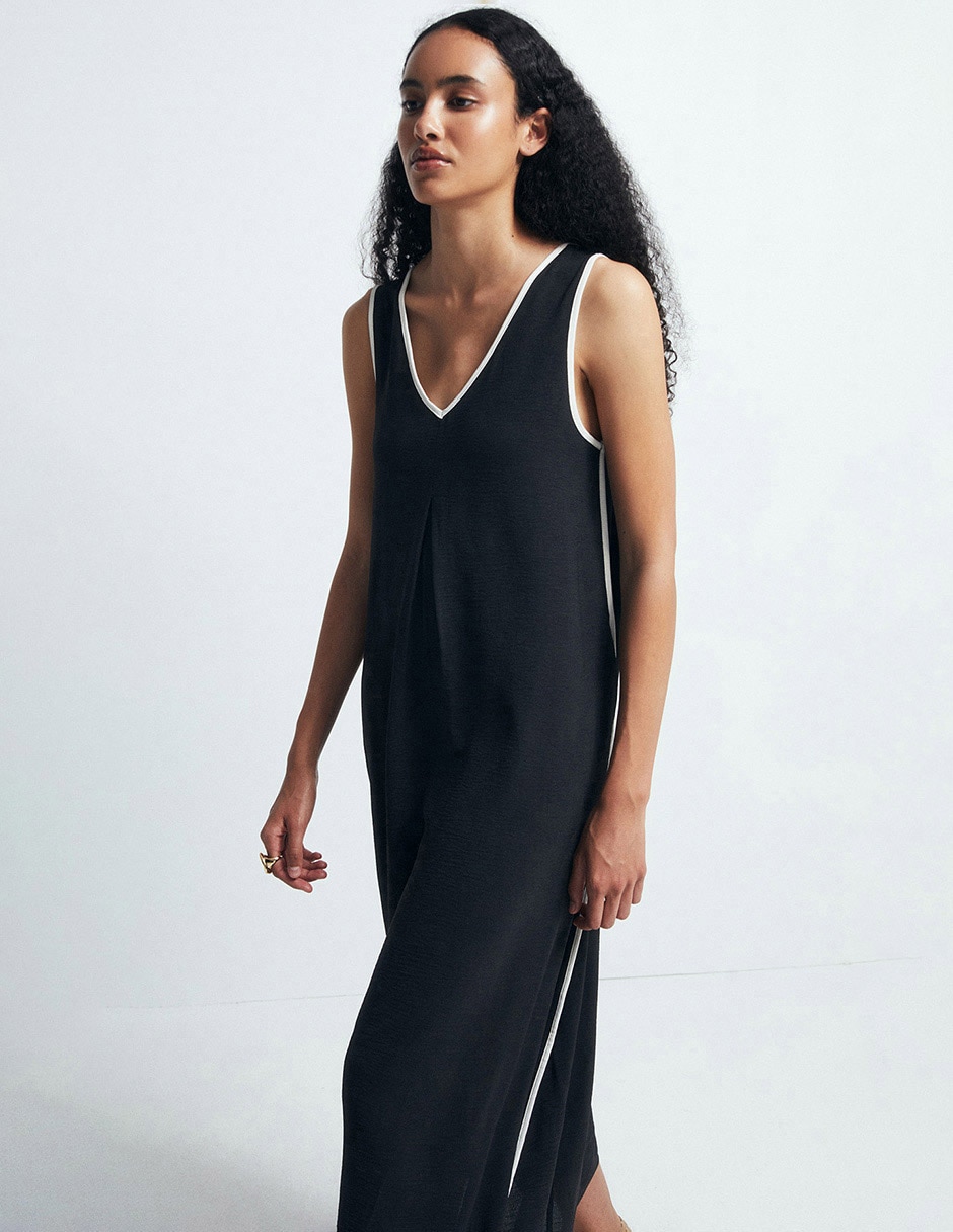 Vestido midi casual para mujer 4