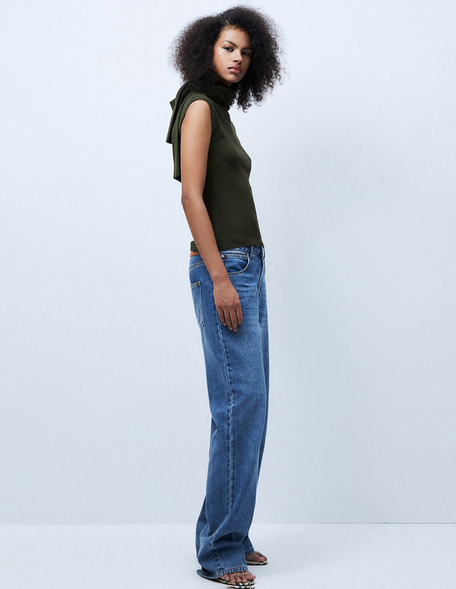Blusa sin manga para mujer 4