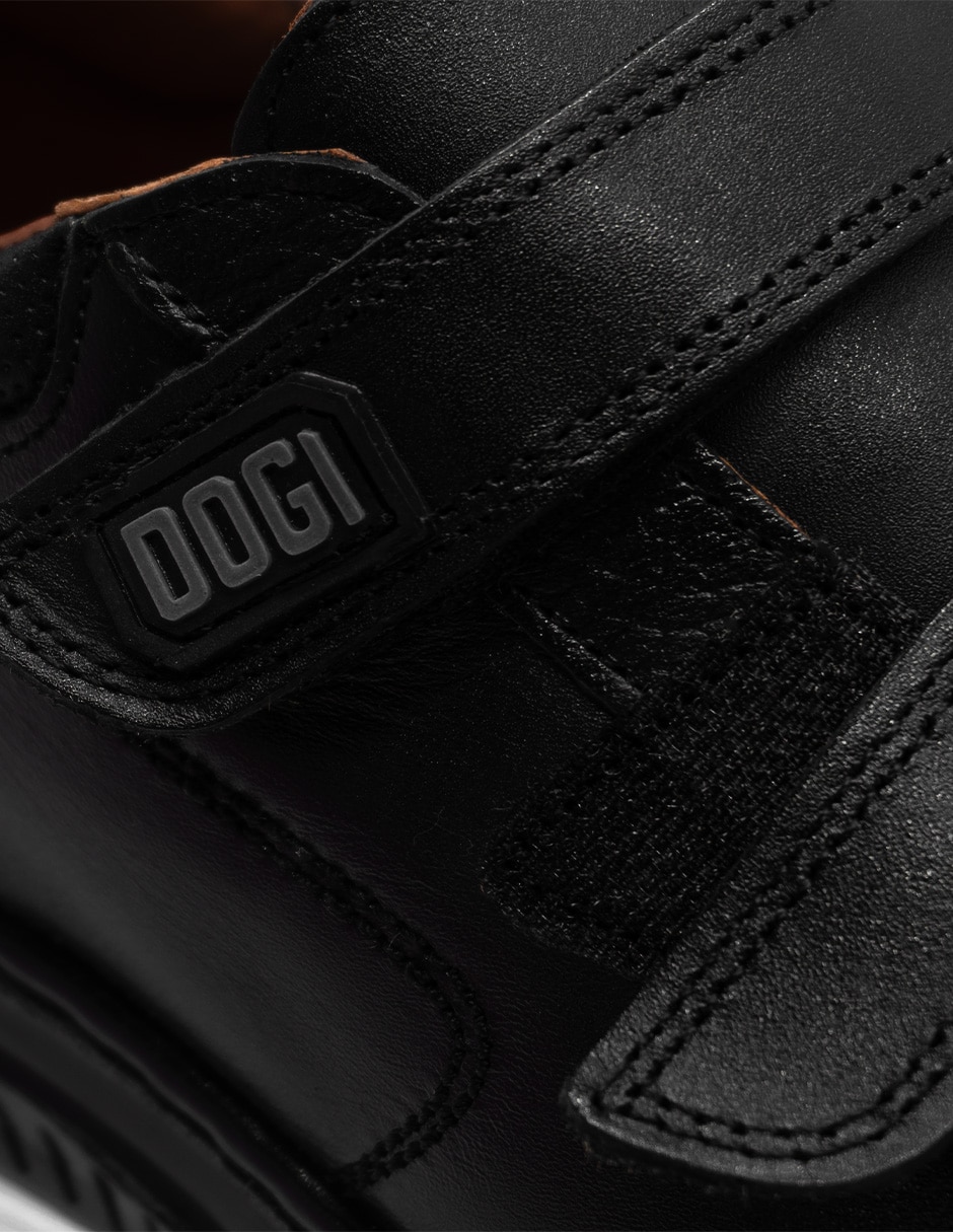 Zapato derby Dogi Back To School de piel para Niño