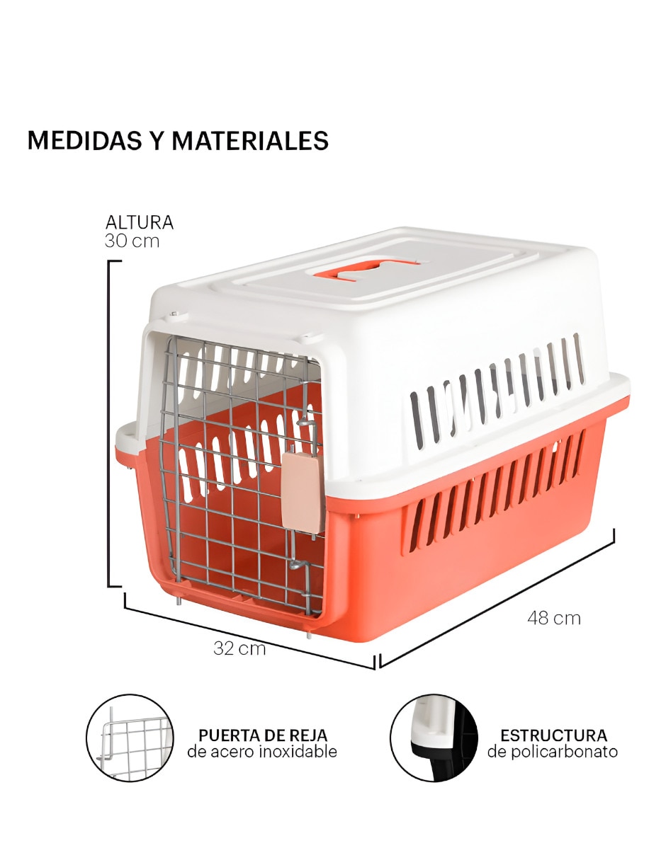 Transportadora para perro de plástico 3