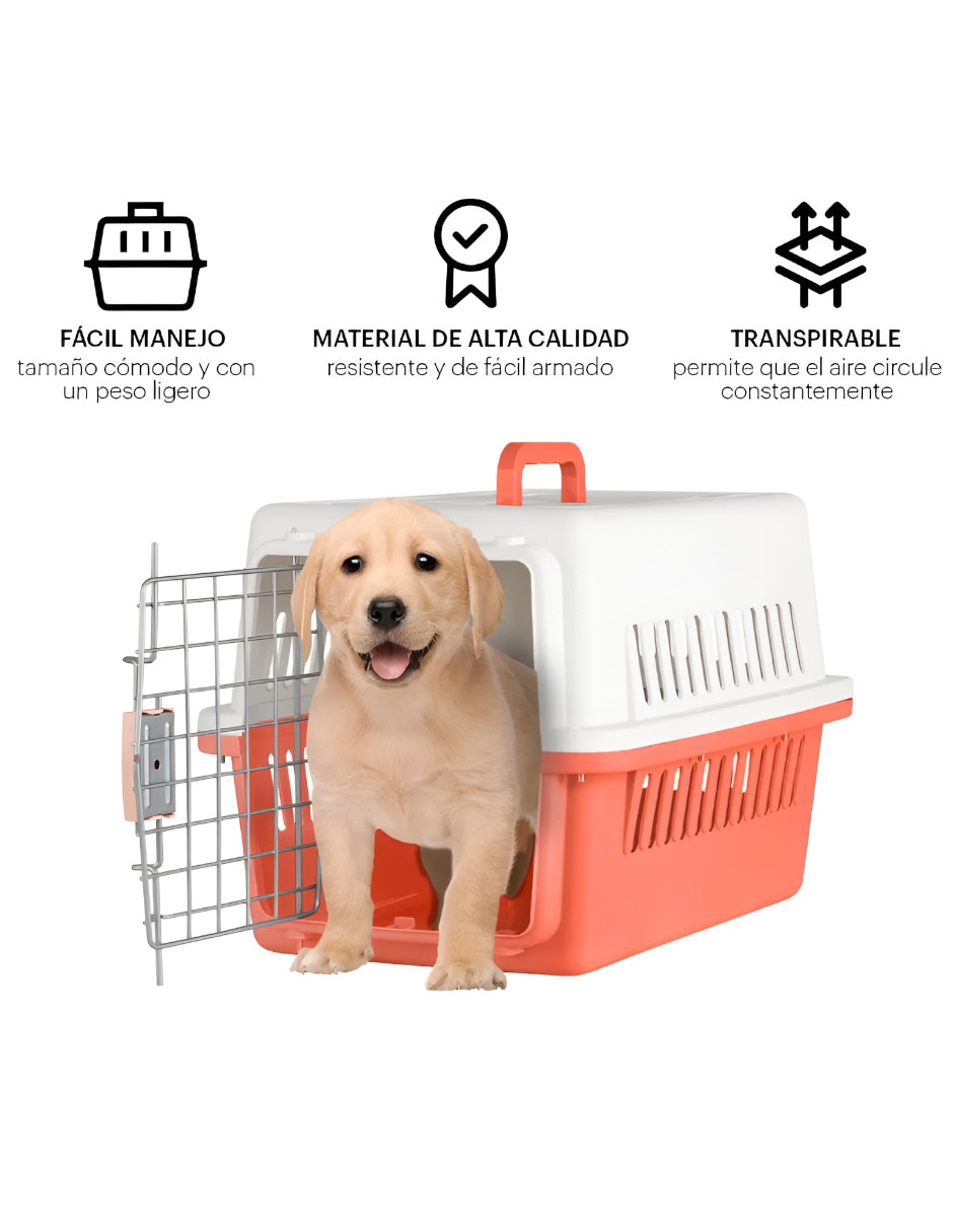 Transportadora para perro de plástico 4
