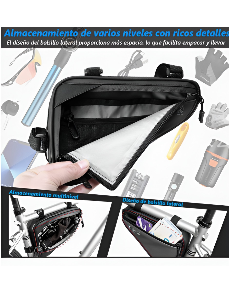 Bolsa de carro para ciclismo de vinipiel 4
