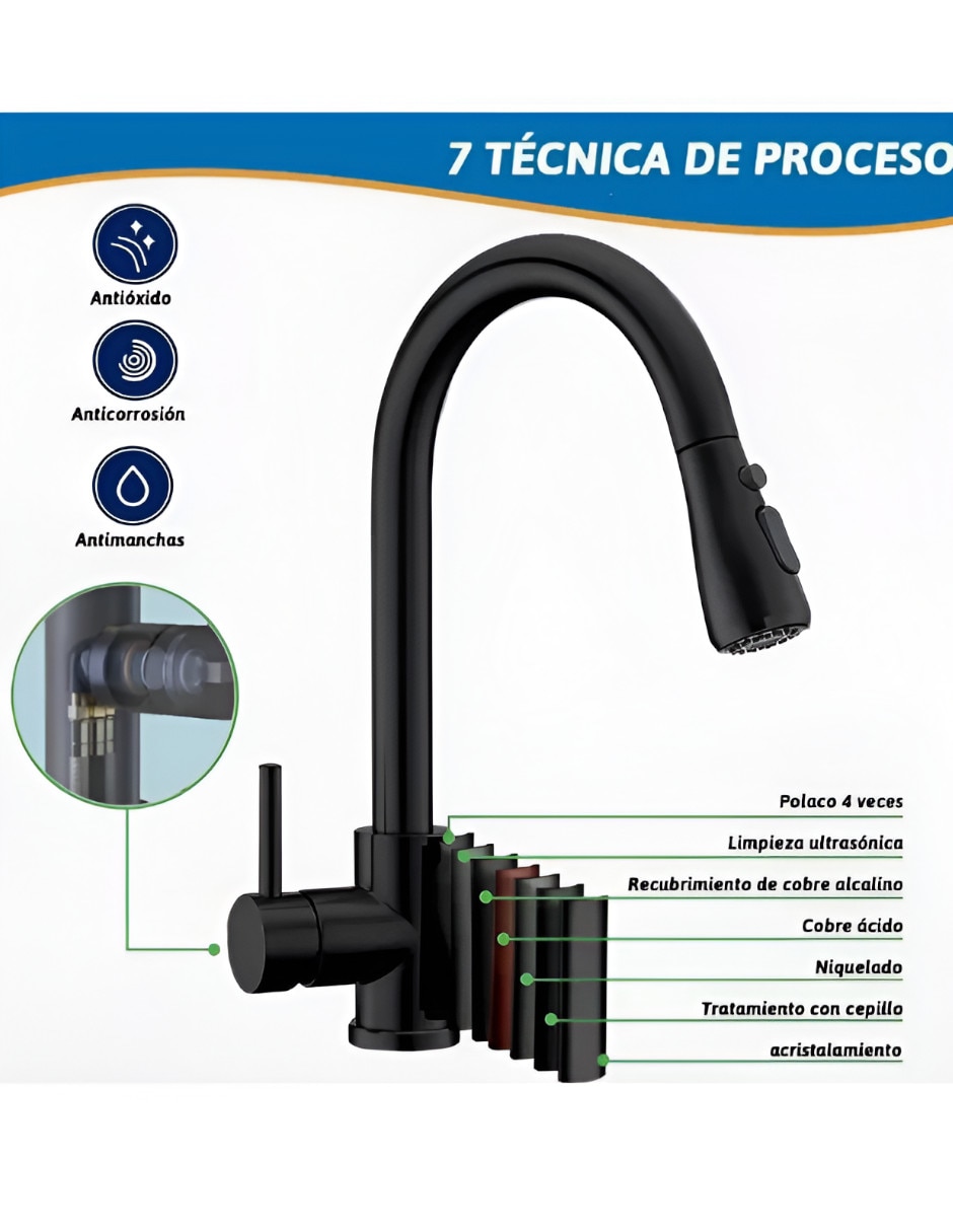 Llave mezcladora para cocina Xtellar