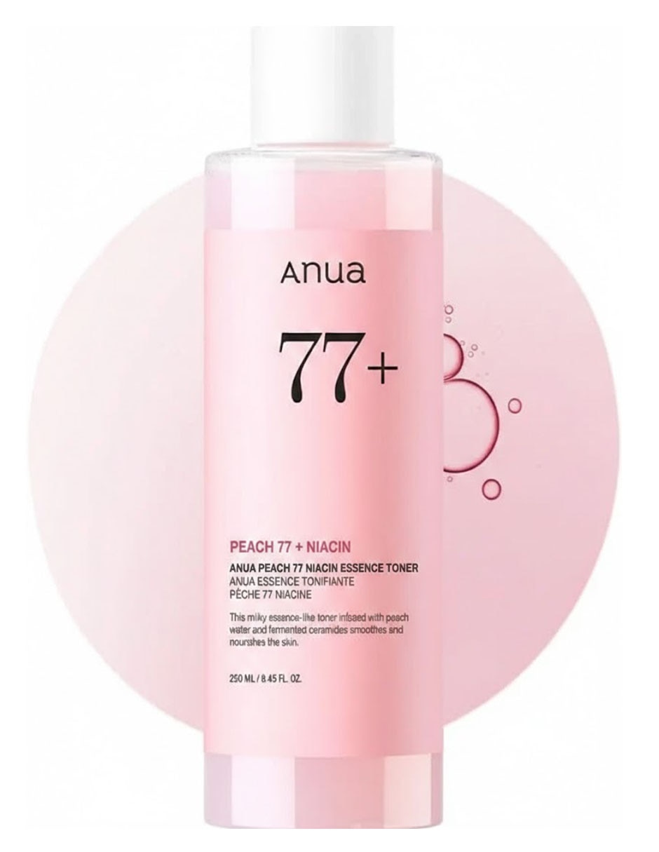 Tónico facial de esencia de durazno 77% y niacinamida Anua