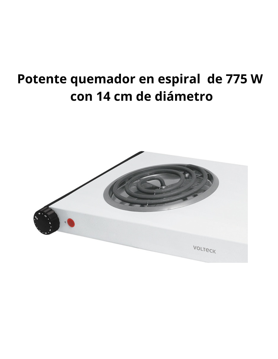 Parrilla eléctrica Volteck Pael-2C de acero inoxidable