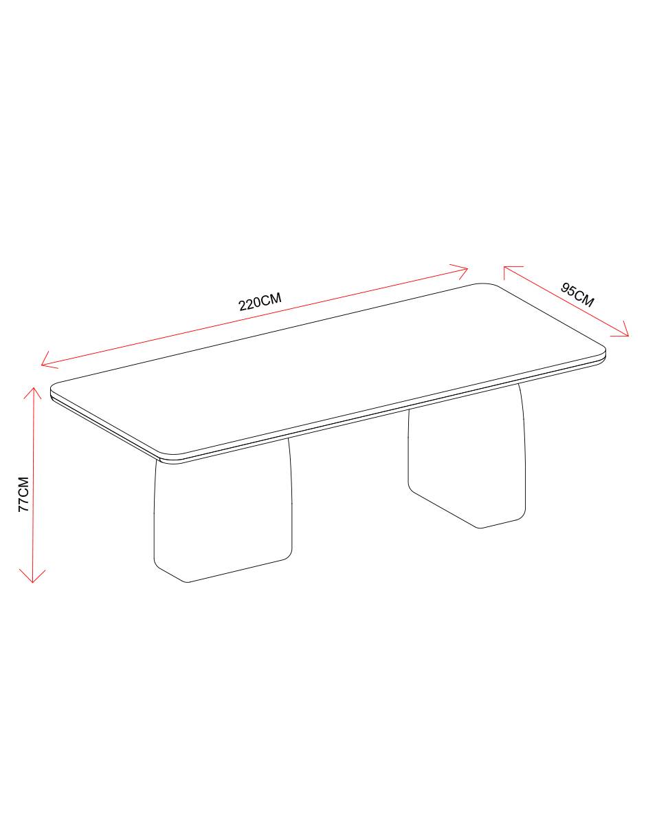 Mesa de Comedor de Madera de Acacia 5