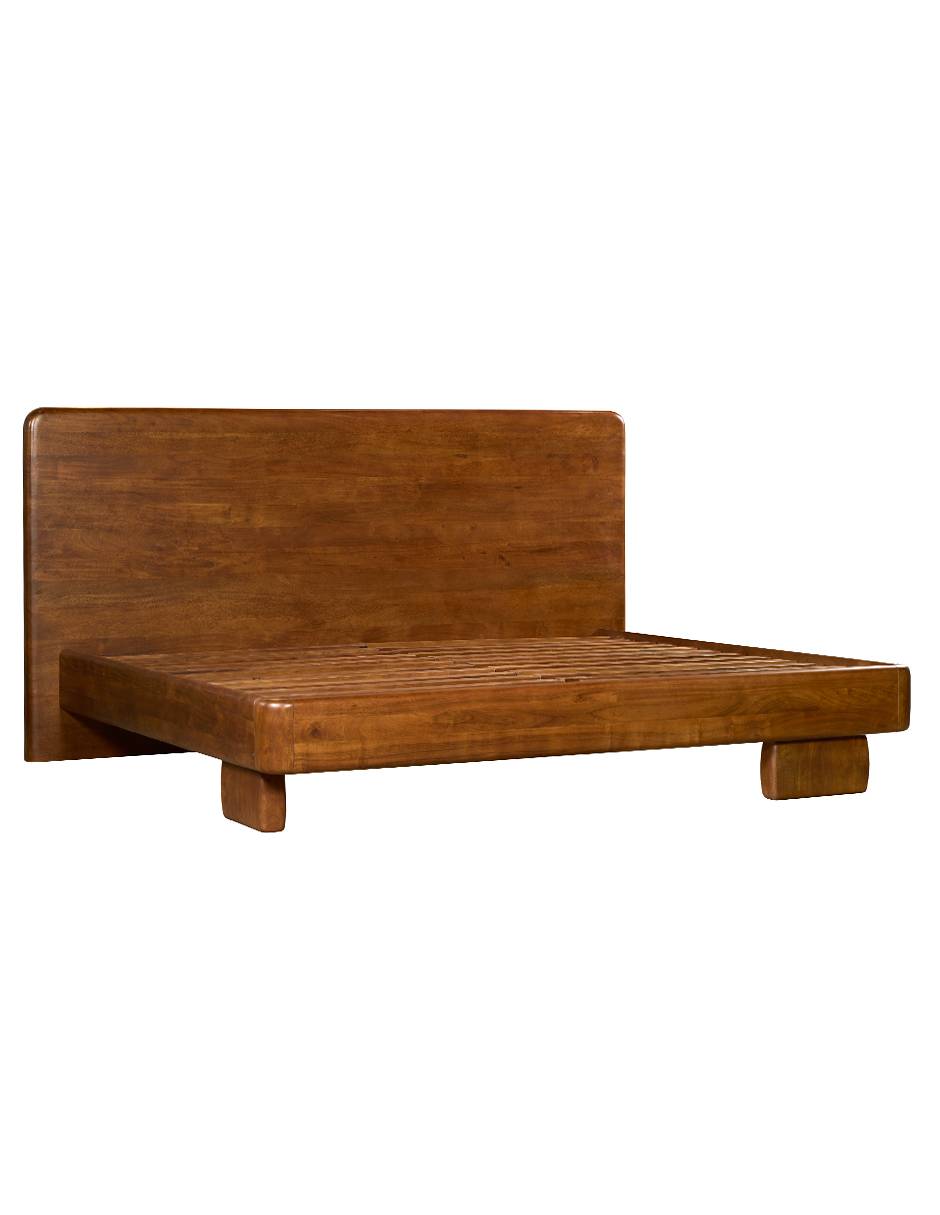 Cama King Size de Madera Acacia 5