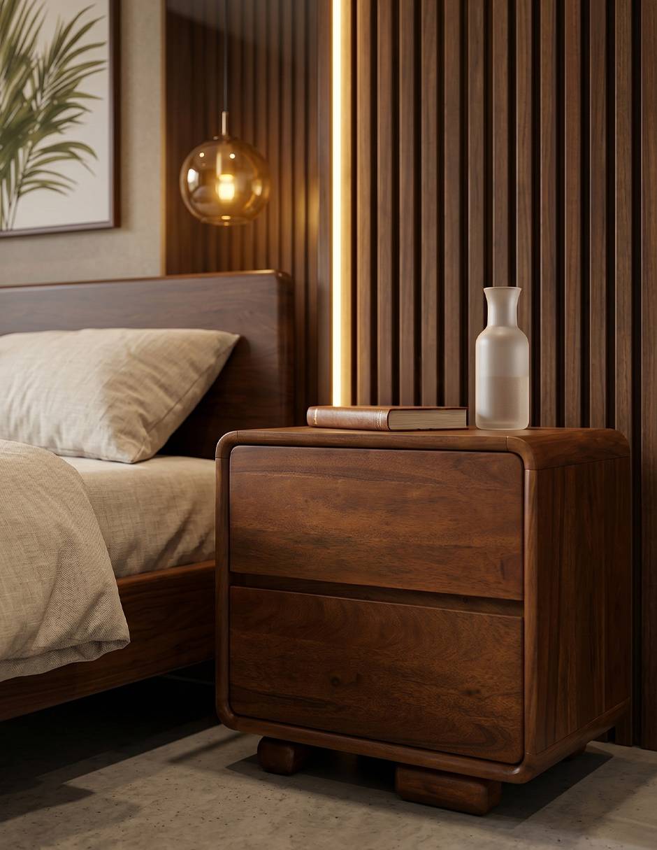 Buró requiere ensamblaje por parte del cliente de Madera acacia 3
