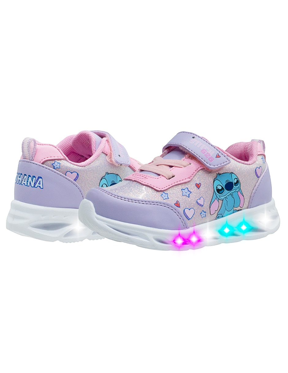 Tenis Tropicana para niña Fun Lights Stitch