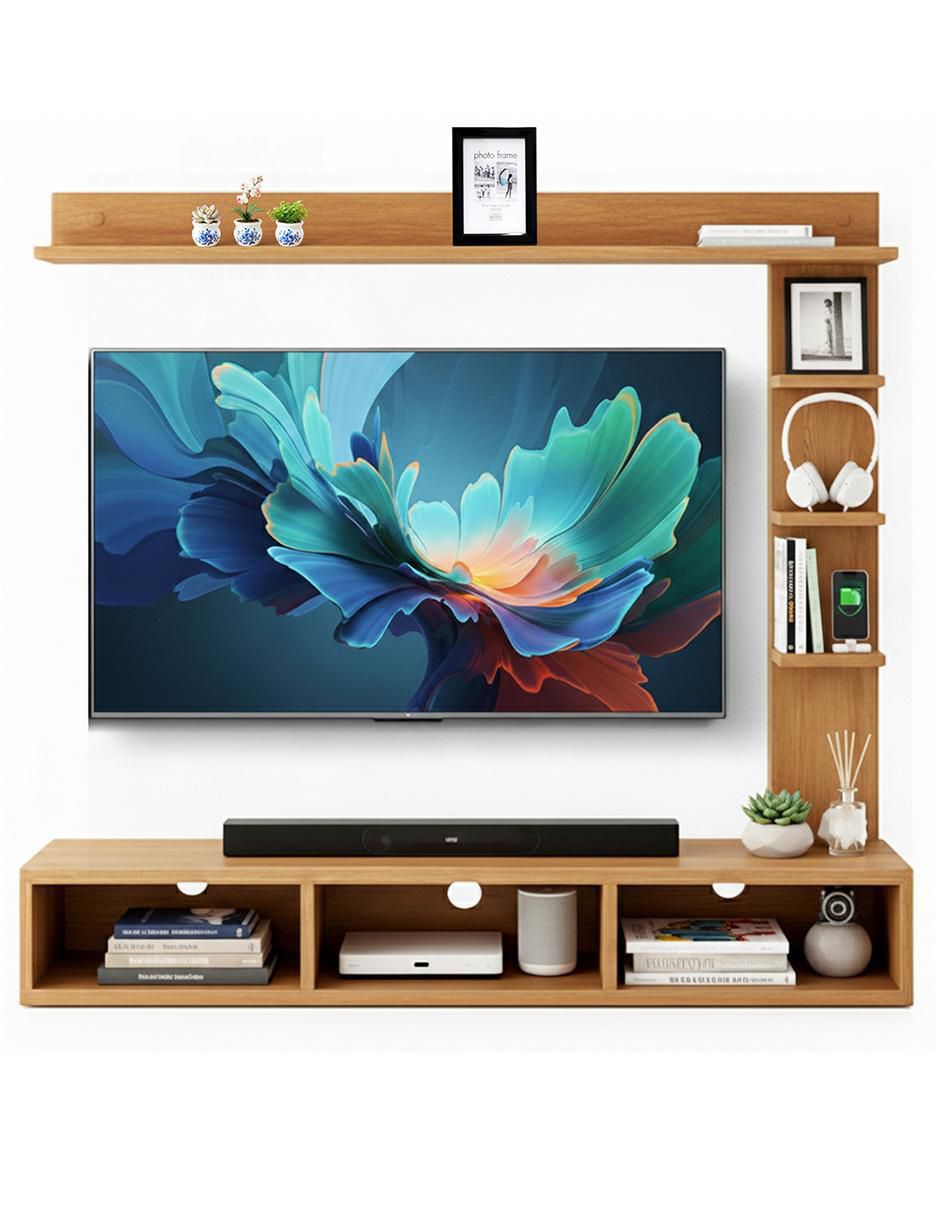 Mueble flotante para TV armable Muebles de melamina 2