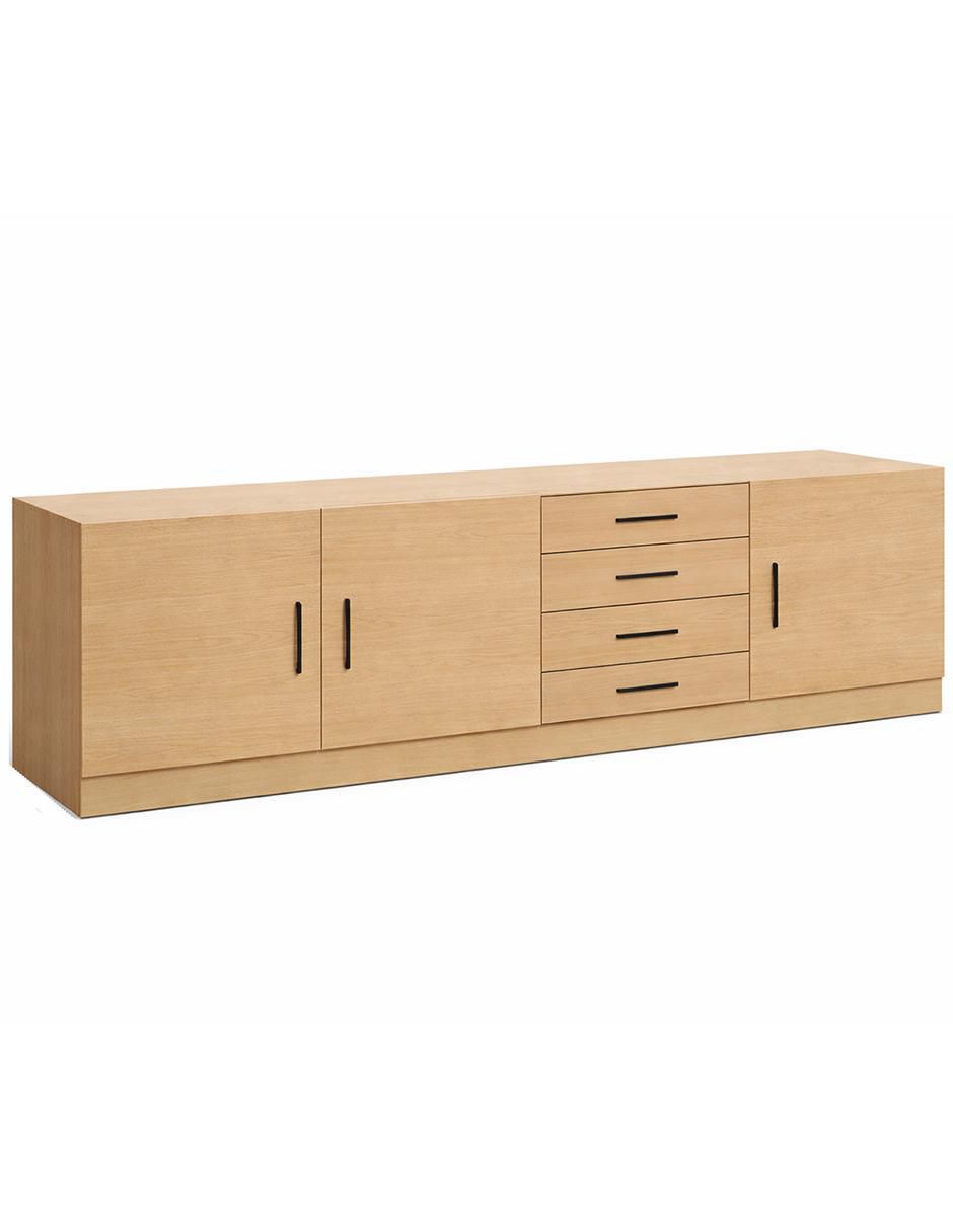 Mueble de TV armable de melamina 4