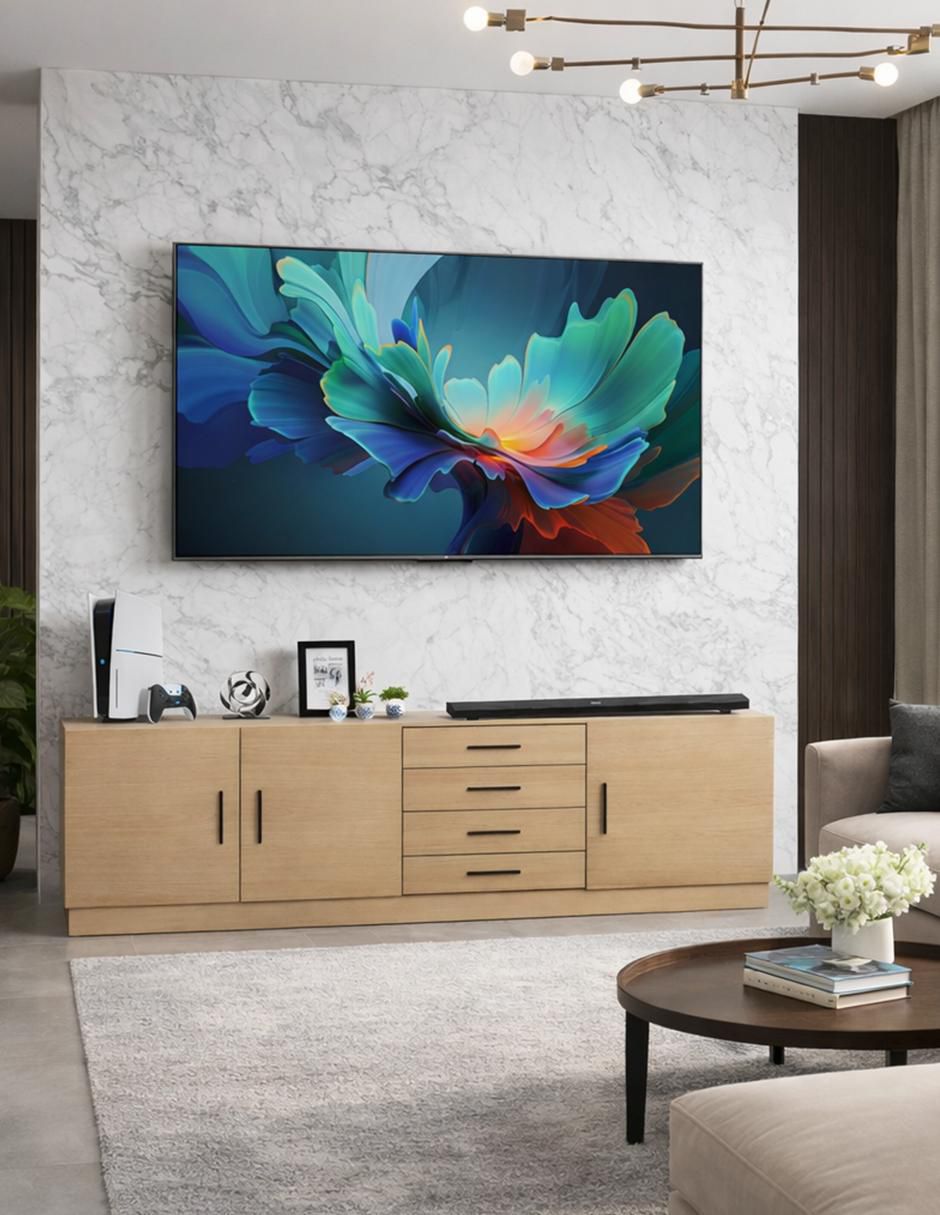 Mueble de TV armable de melamina 3