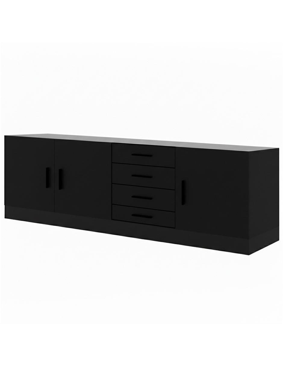Mueble de TV armable de melamina 6