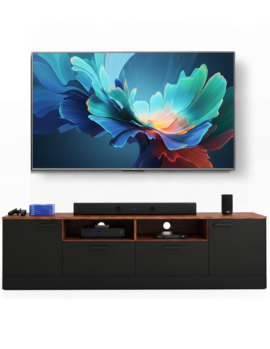 Mueble de TV armable de melamina 5