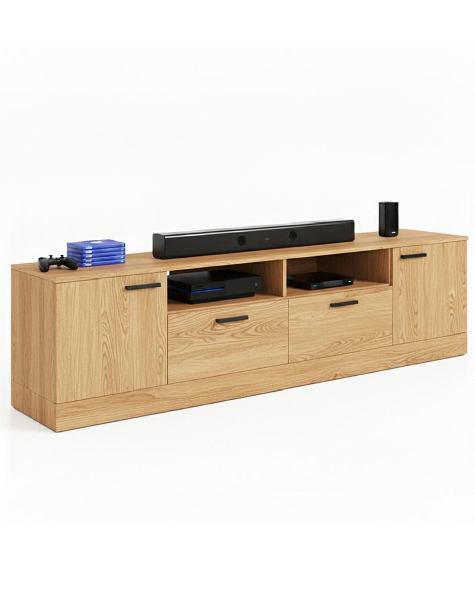 Mueble de TV armable de melamina 5