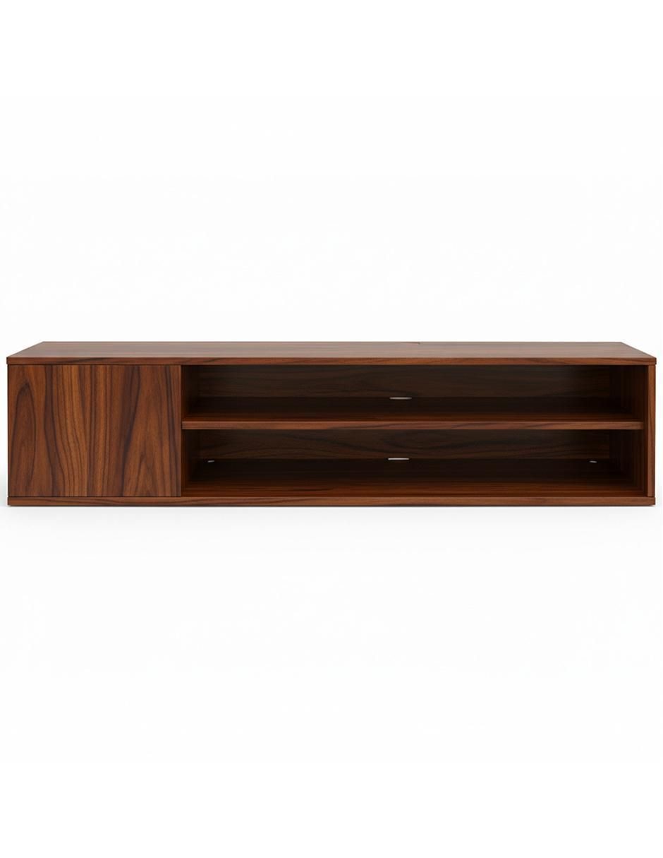 Mueble flotante para TV armable de melamina Mueble flotante para TV armable de melamina