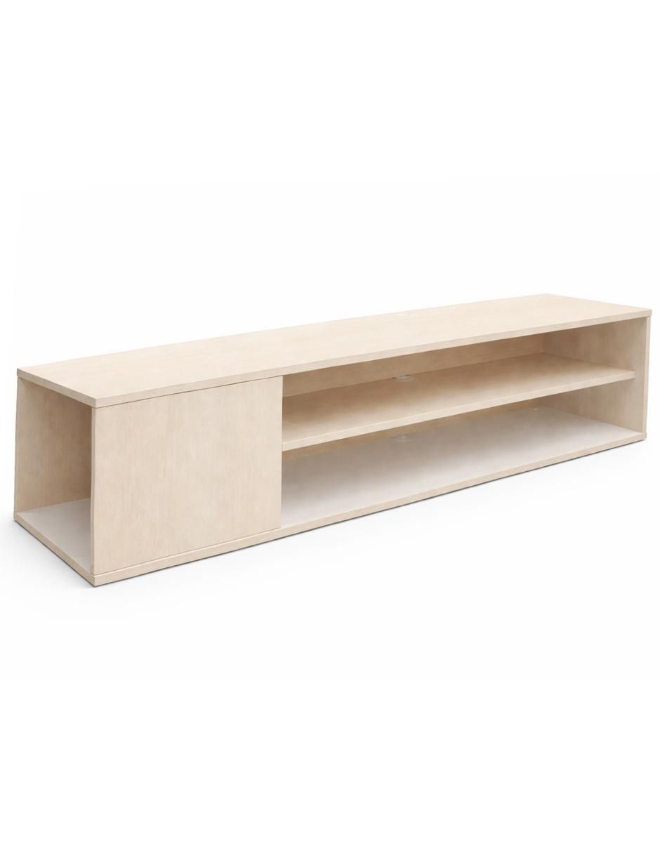 Mueble flotante para TV armable de melamina 4