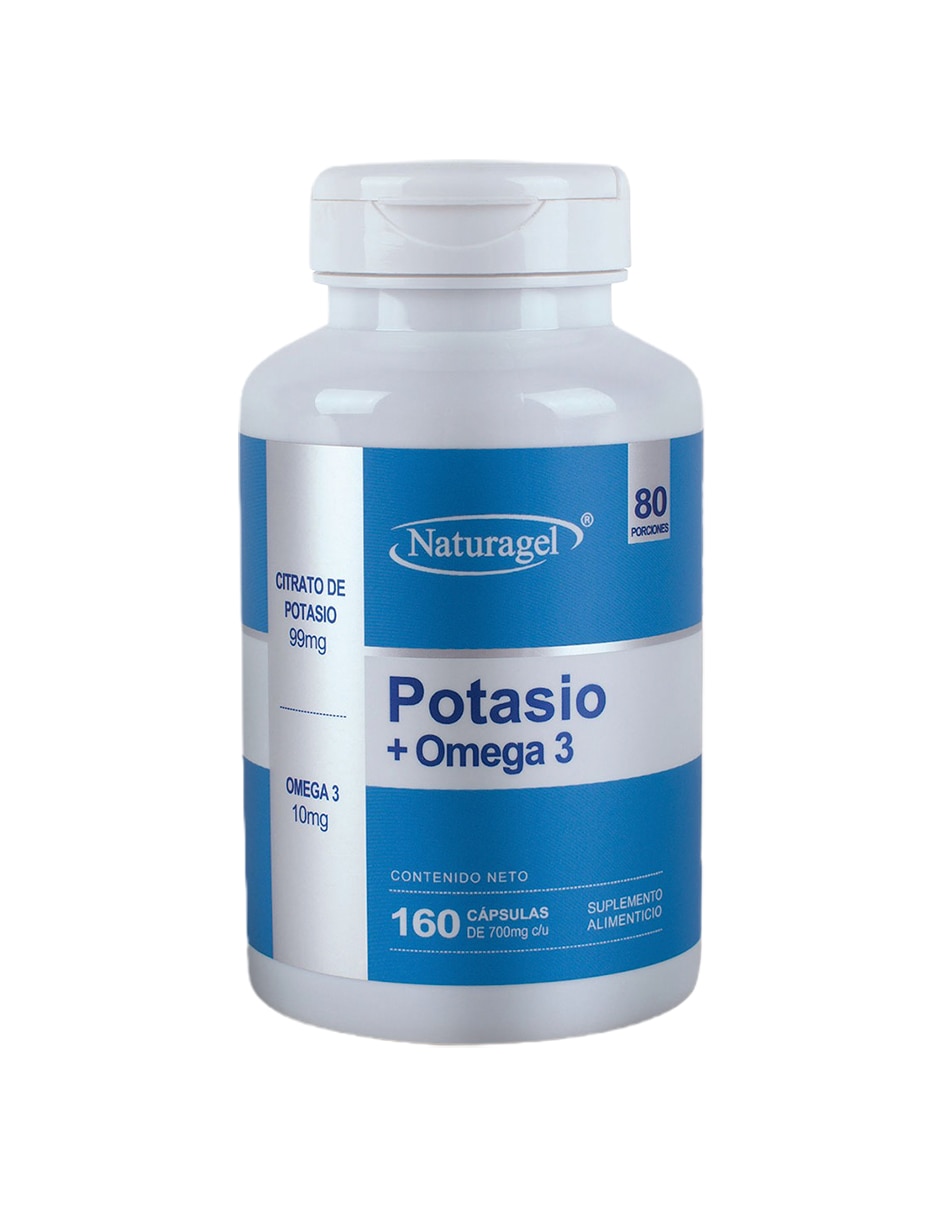 Citrato de Potasio + Omega 3 160 Cápsulas 1
