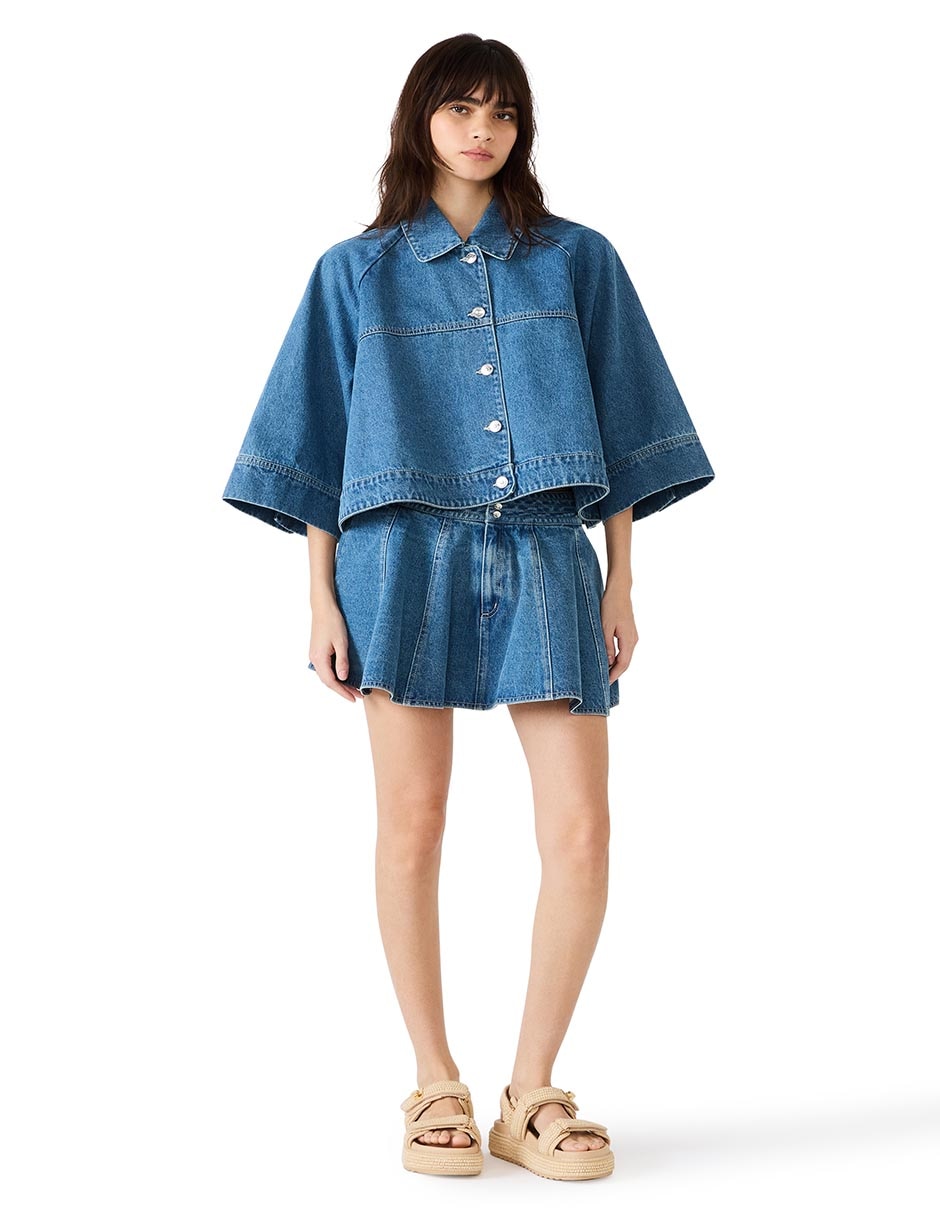 Chamarra denim para mujer