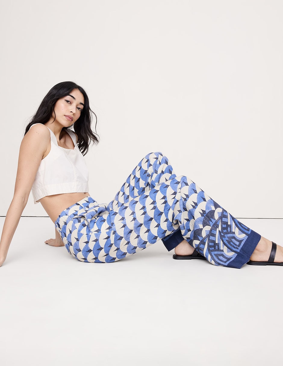Pantalón relaxed amplio para mujer 3
