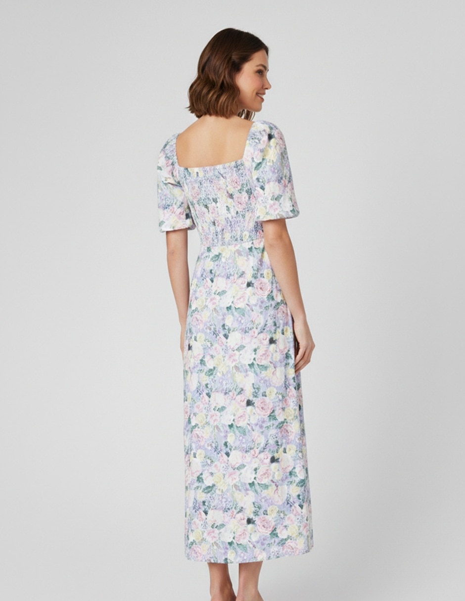 Vestido 17161194 floral poliéste 3