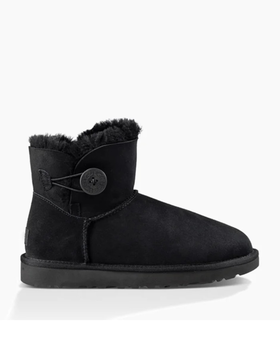 Bota arriba del tobillo Ugg Mini Bailey Button II para mujer