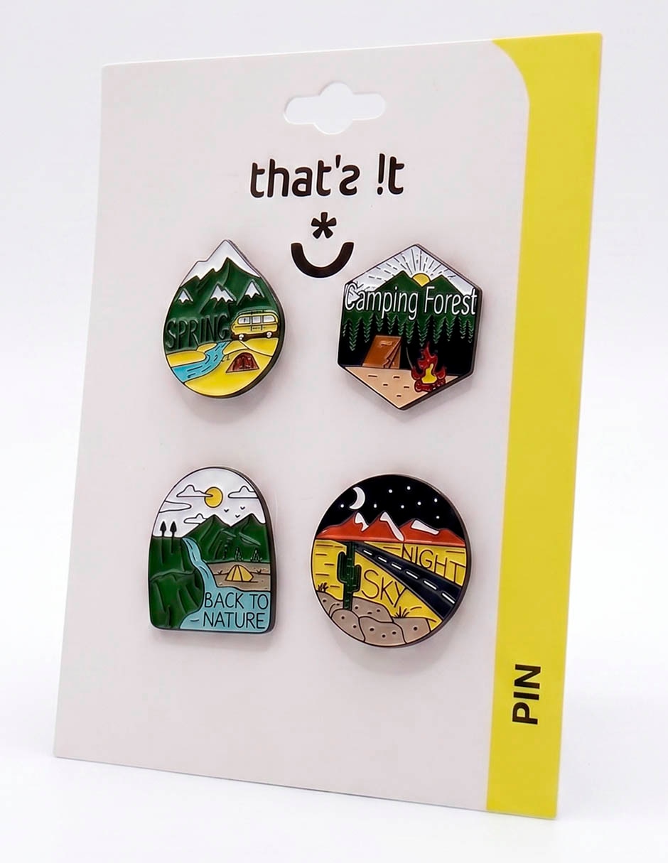 Set pin de metal Set pin de metal