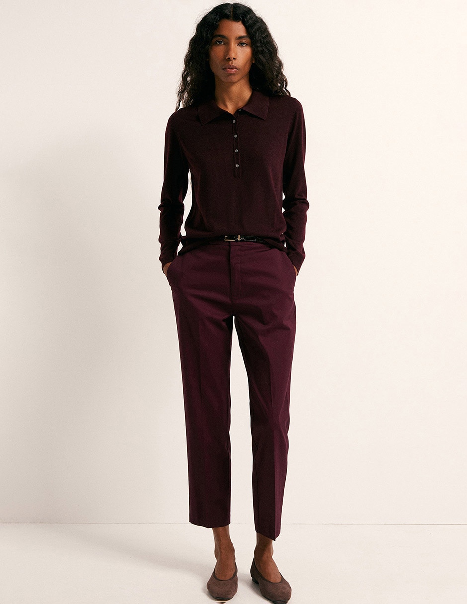 Pantalón slim para mujer