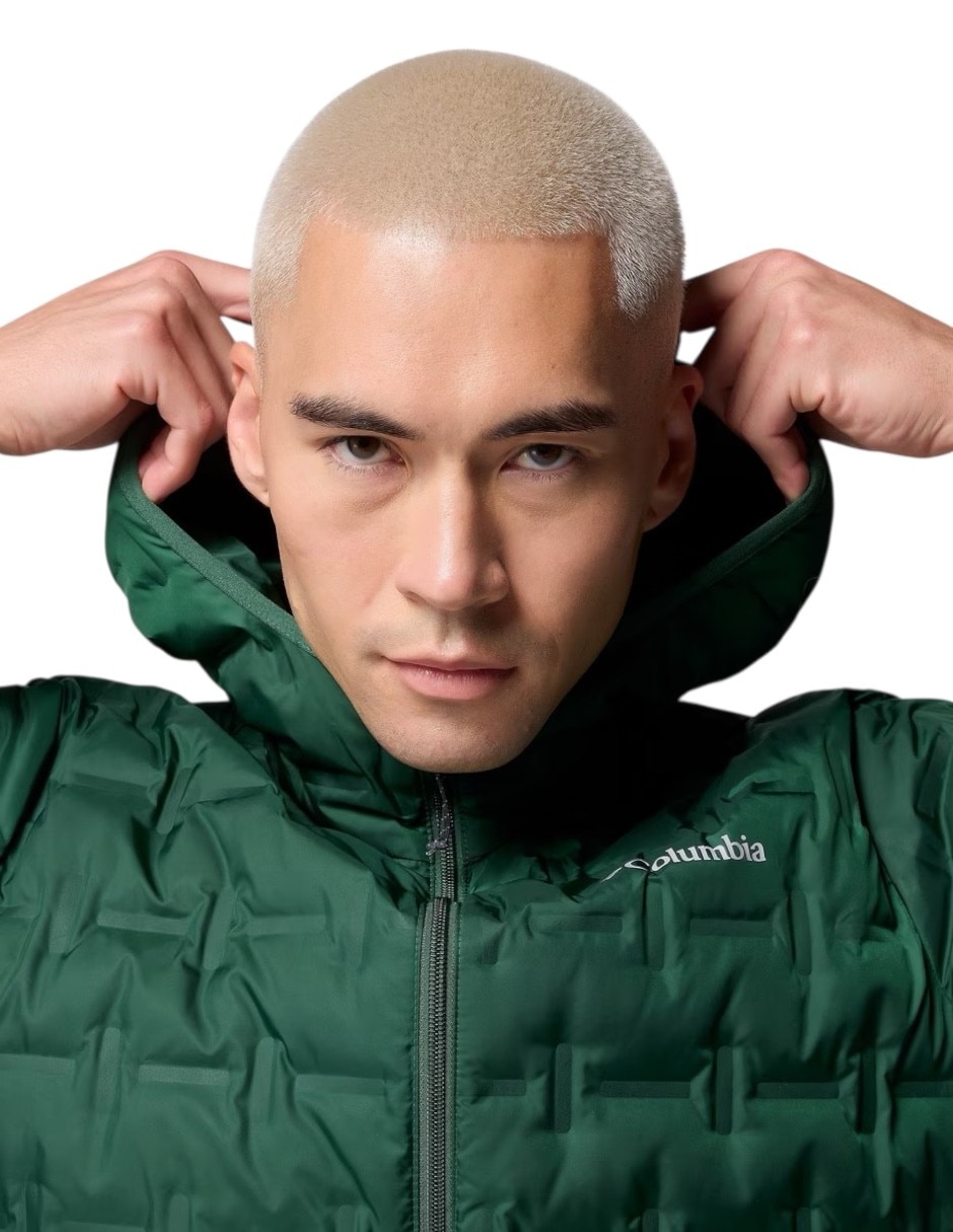 Chamarra casual impermeable con capucha para hombre 5