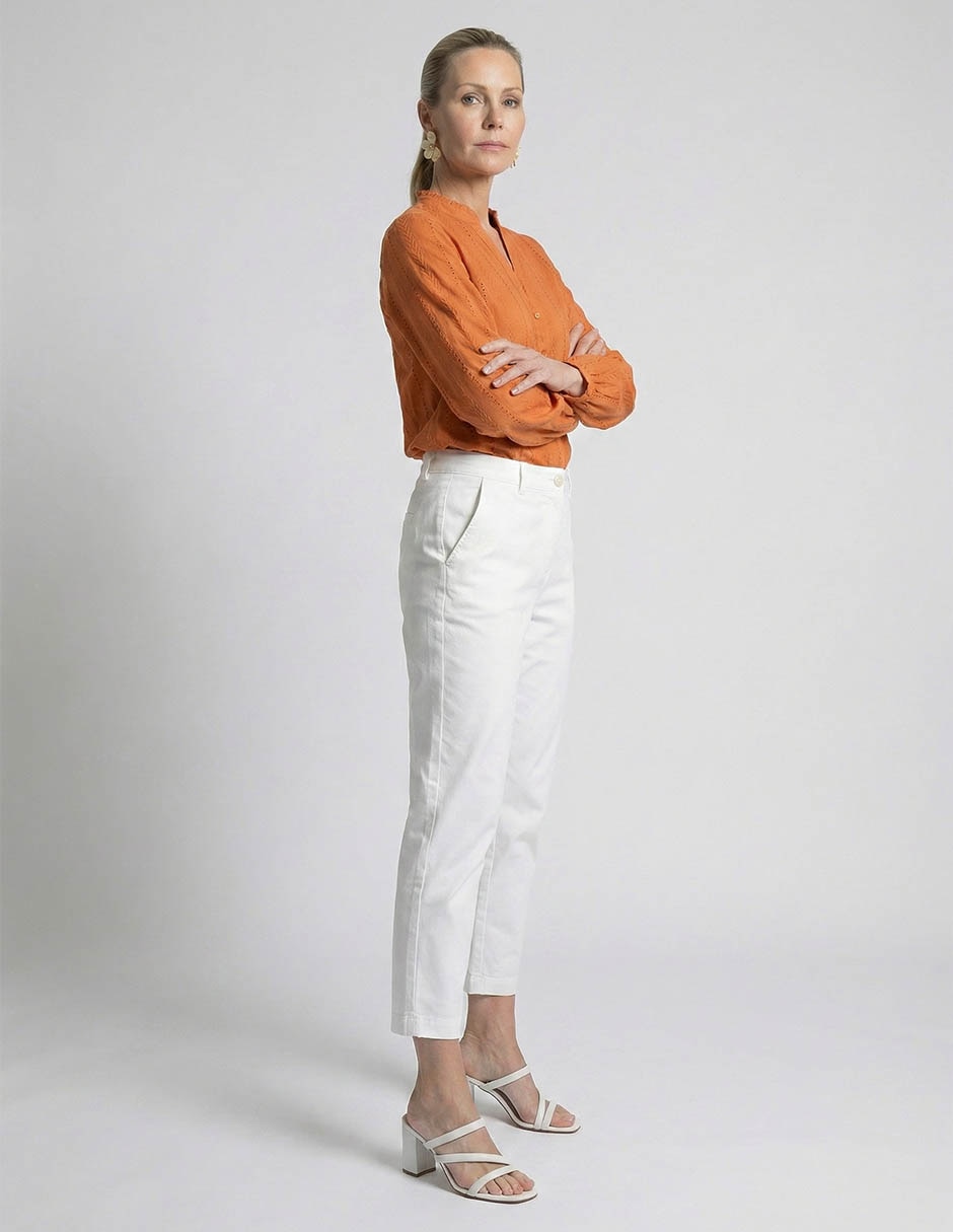 Pantalón capri regular para mujer 3
