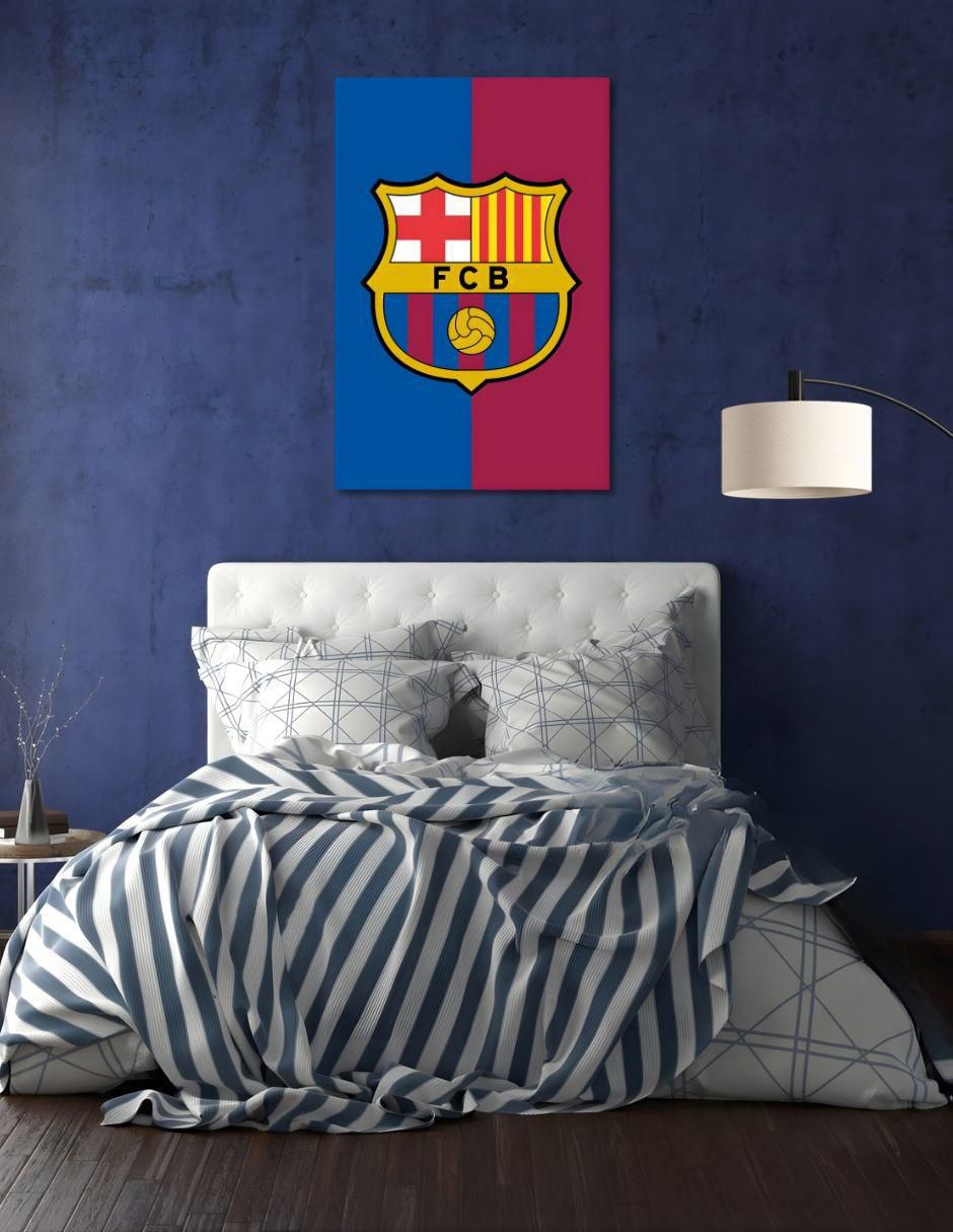 Cuadro decorativo generica fútbol escudo barcelona