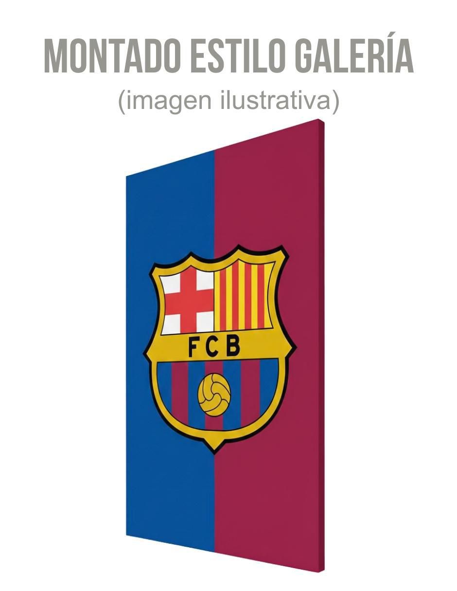 Cuadro decorativo generica fútbol escudo barcelona
