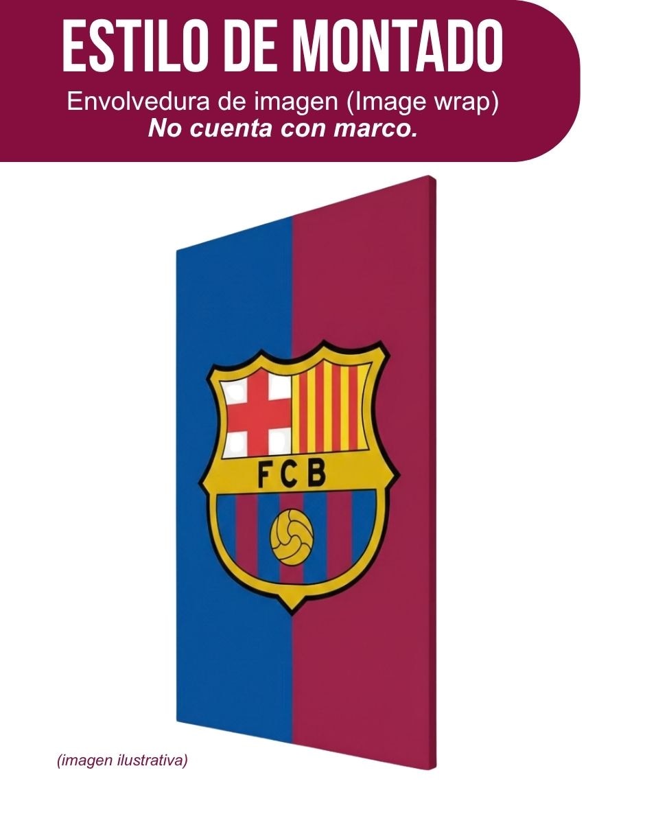 Cuadro decorativo generica fútbol escudo barcelona