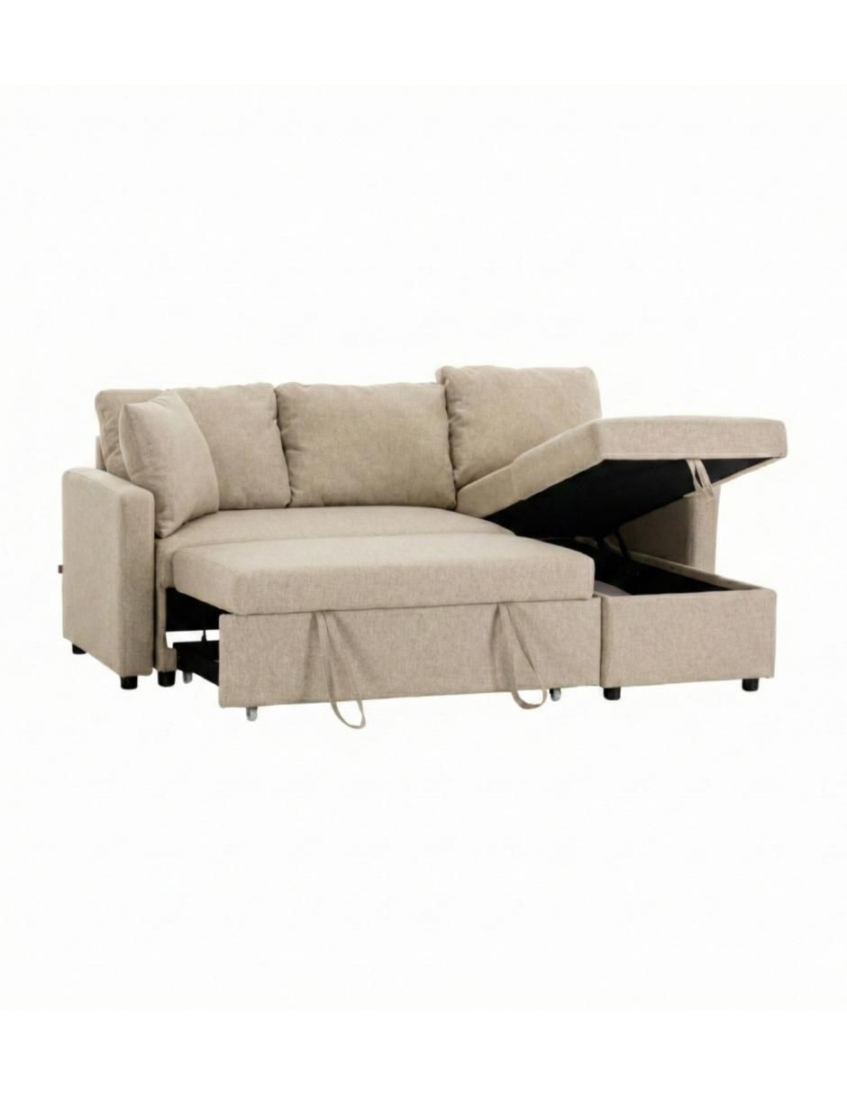 Sofá cama armable Segovia de madera pino