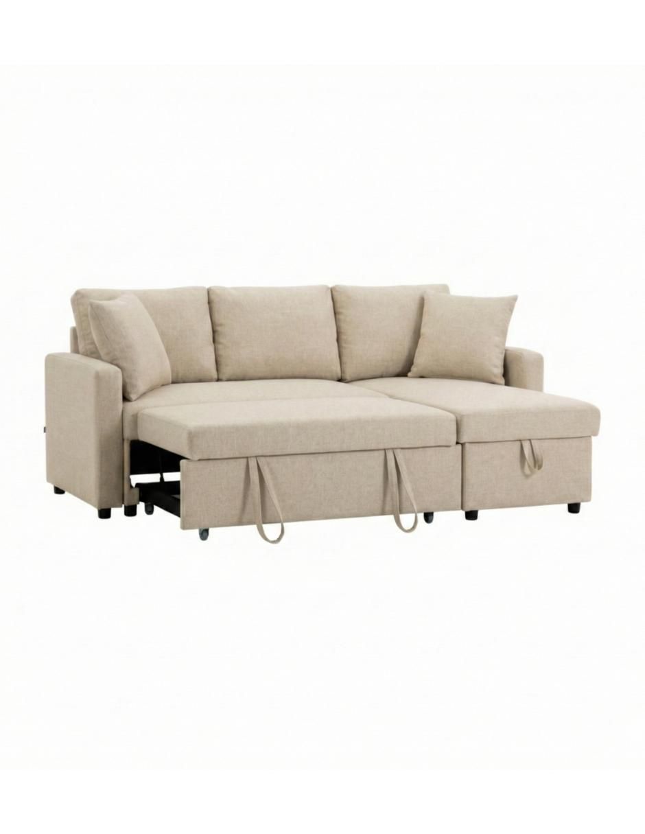 Sofá cama armable Segovia de madera pino 4