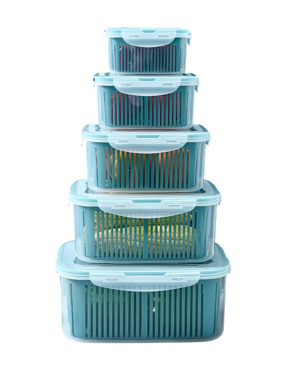 Organizador para refrigerador Güish de plástico 5 piezas 4