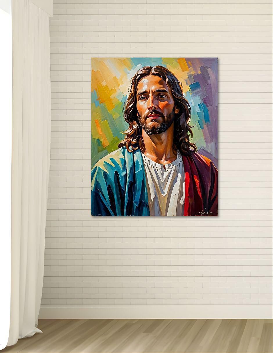 Cuadro Jesús Pop Art técnica impresión 2