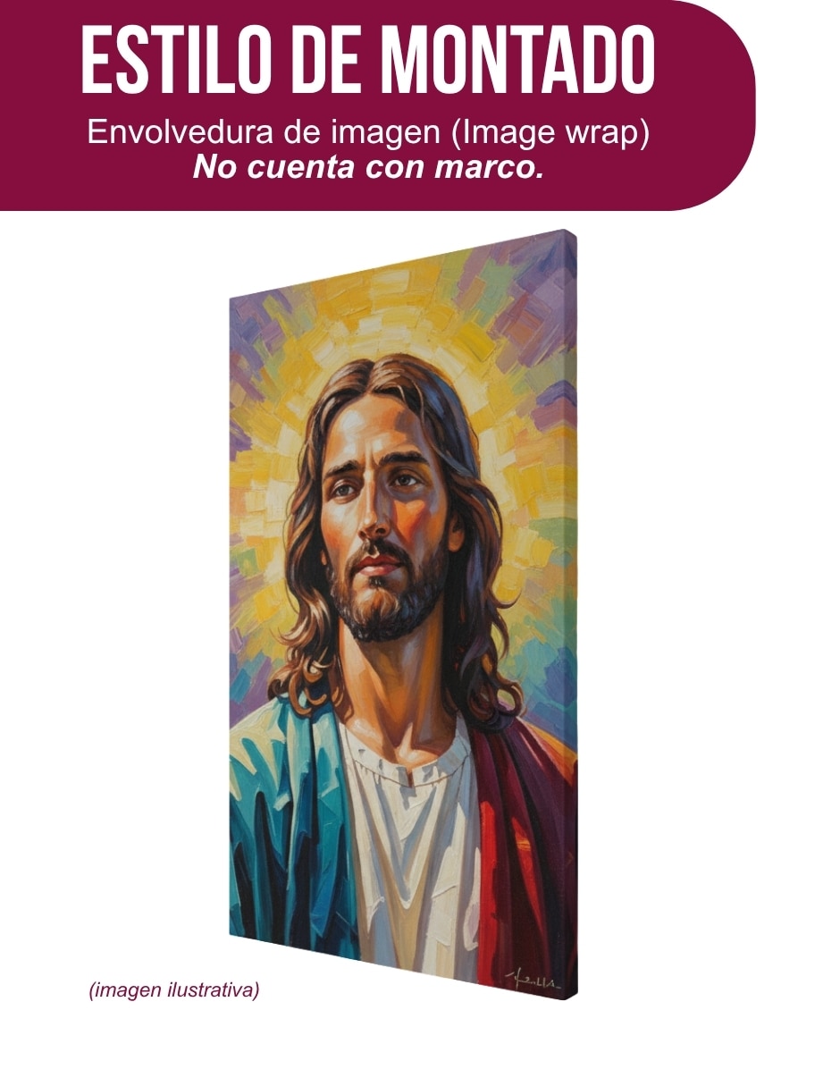 Cuadro Jesús Pop Art técnica impresión 7