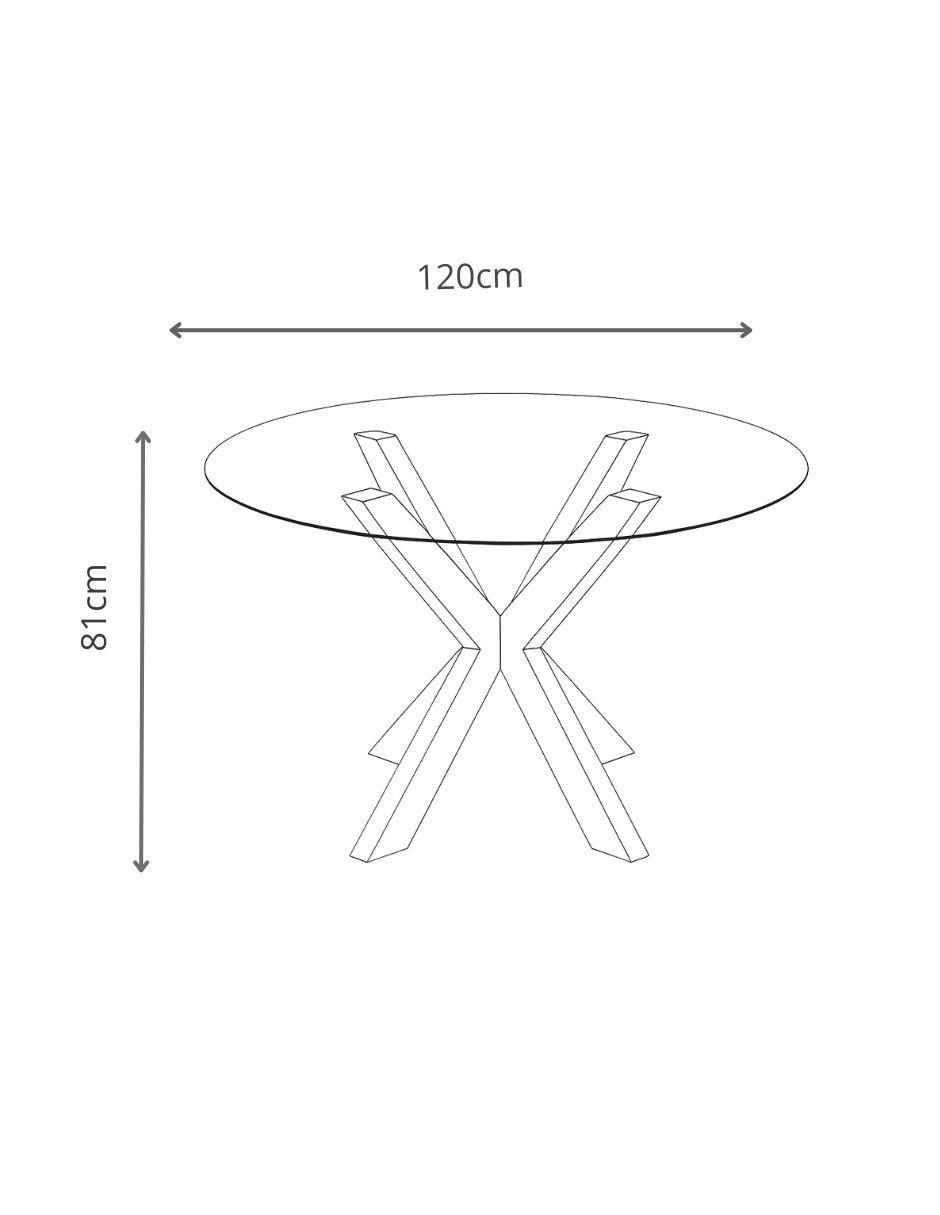 Mesa de comedor Lia 4
