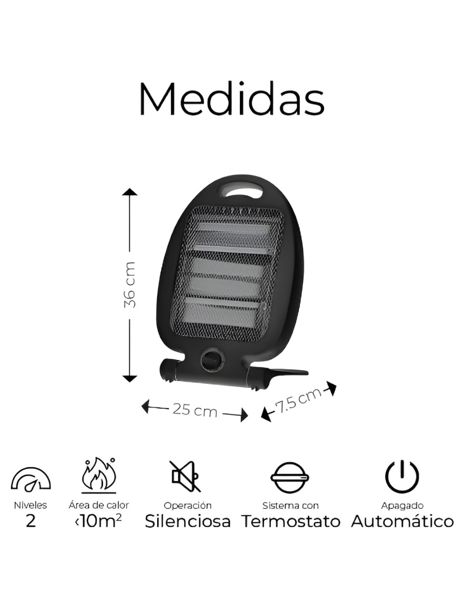 Calefactor portátil eléctrico Xtellar de 127 V