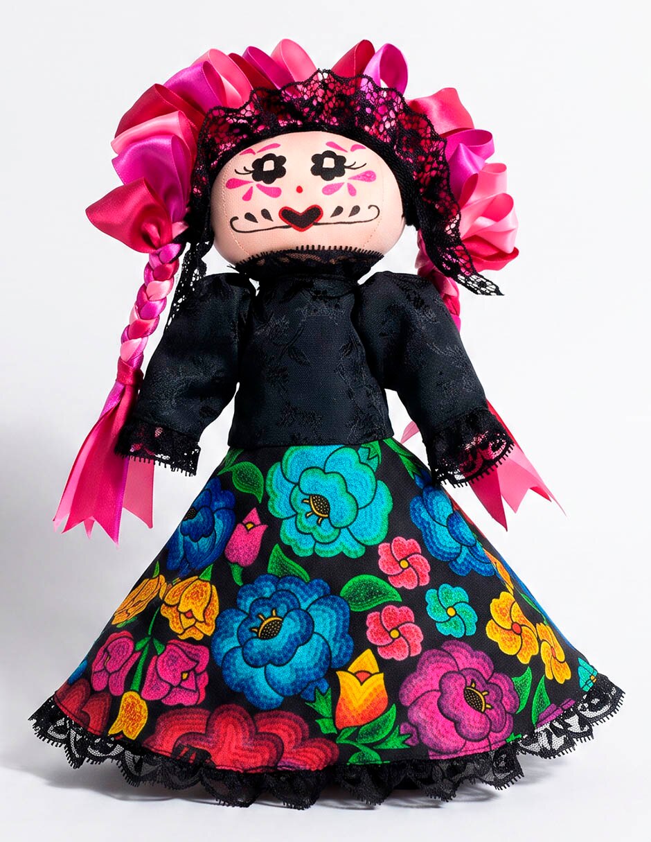 Figura decorativa día de muertos con forma de catrina 1
